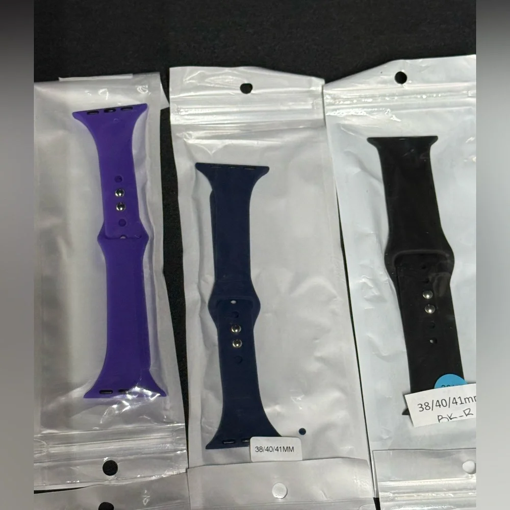 NEW Smart Watch 6 PC Sports Bands Set - size 38/40/41mm